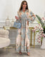 MAISYN™ – Graceful Floral Buttoned Long Dress