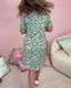 KAREN®️ | PRINT DRESS, V-NECK WITH POCKETS