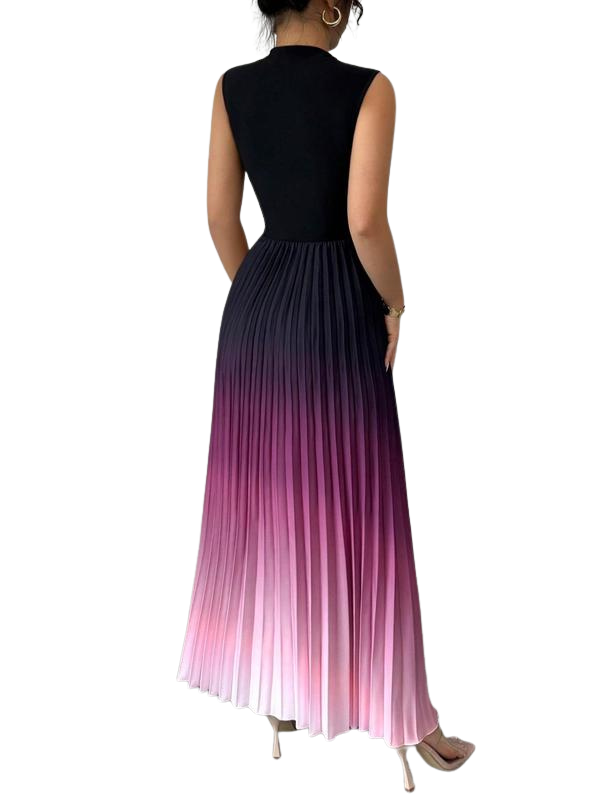 YZA – Elegant Ombre Sleeveless Evening Dress