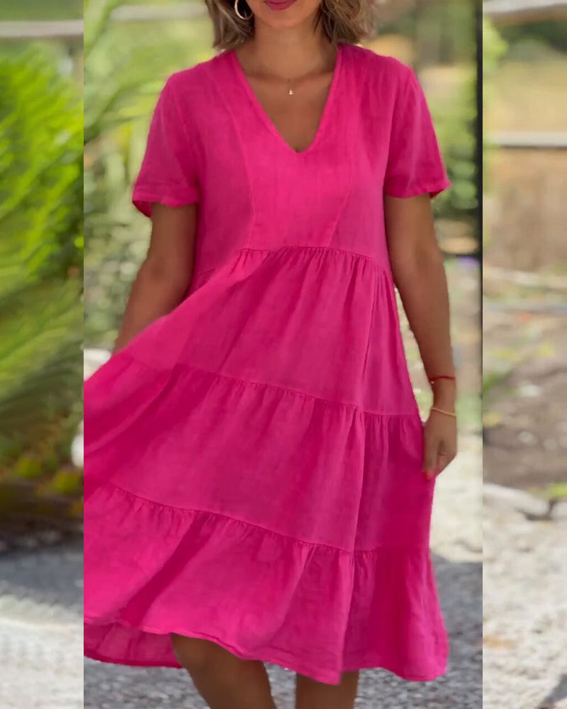 Orvella™ | Timeless V-Neck Dress
