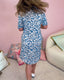 KAREN®️ | PRINT DRESS, V-NECK WITH POCKETS