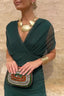 Avyra™ | Luxe V-Neck Dress