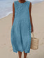 Maerisse™ | Textured Sleeveless Maxi Dress