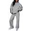 SANDI - Comfortable 2-Piece Lounge Set Sweatshirt & Straight Leg Pants