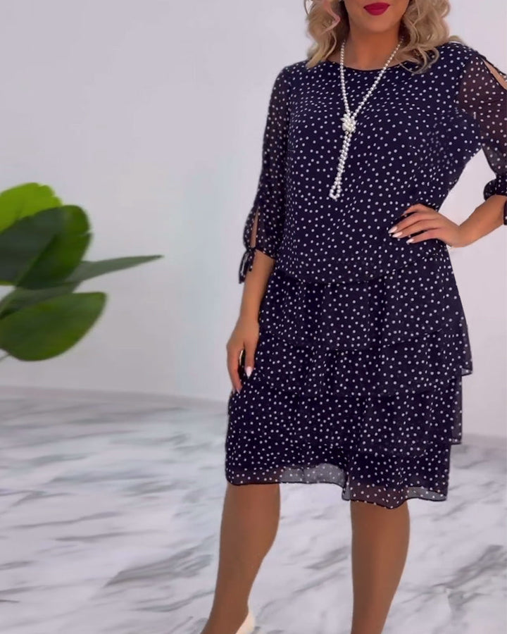 VIONA™ | Soft Classic Midi Dress