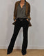 ELVIRA | Geometric V-Neck Blouse