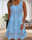 LORELLA™ | Sleeveless Denim Dress