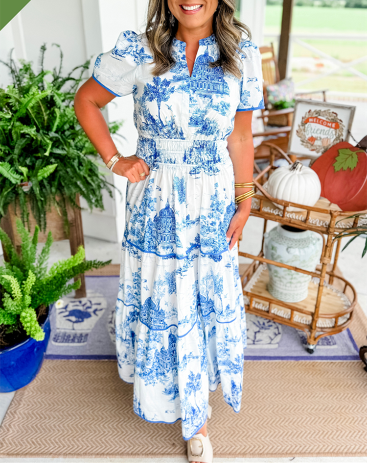 Novira™ | Timeless Toile Maxi