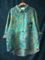 Donna™ - Tummy covering floral shirt