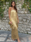 Zerelley™ | Statement Fringe Maxi Dress