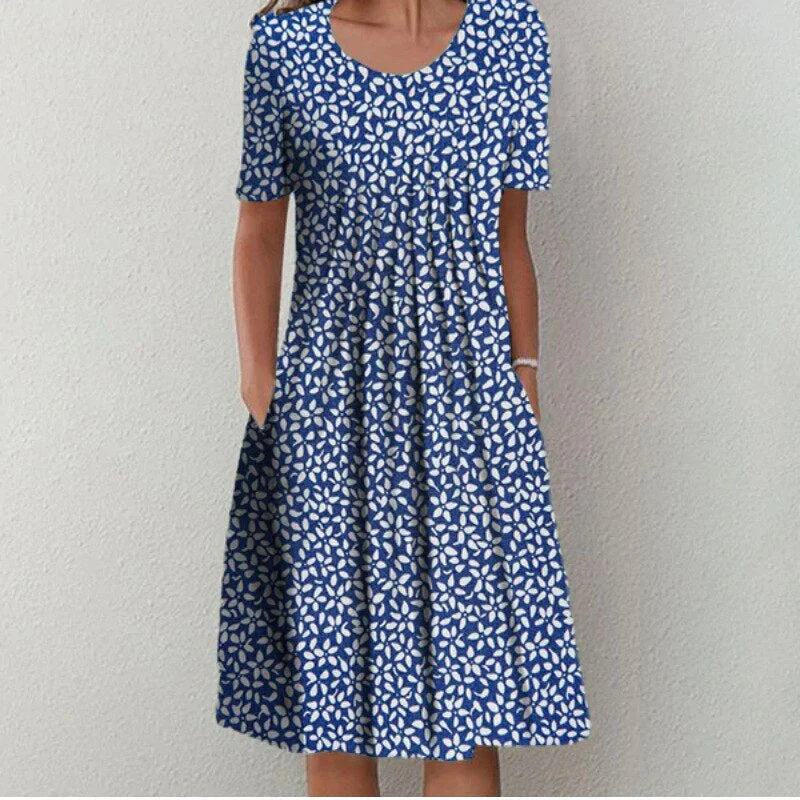 Sofia | Stylish and Casual Floral Dress with Pockets