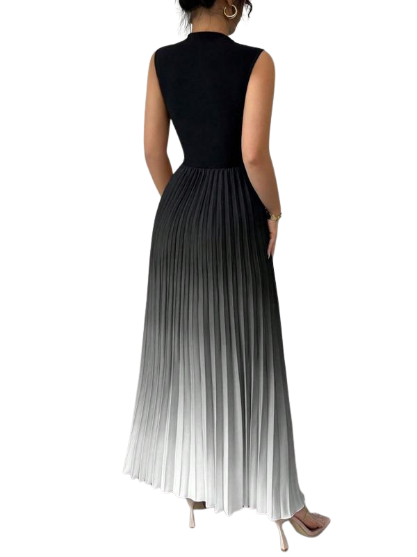 YZA – Elegant Ombre Sleeveless Evening Dress