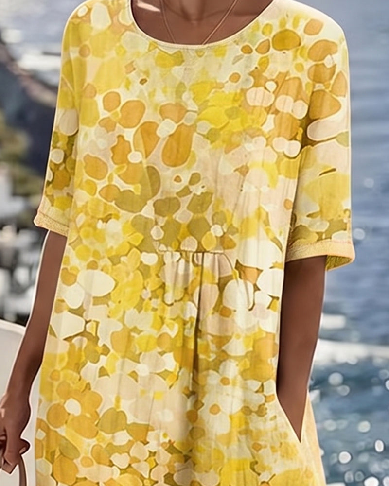 Loose Flower Dress