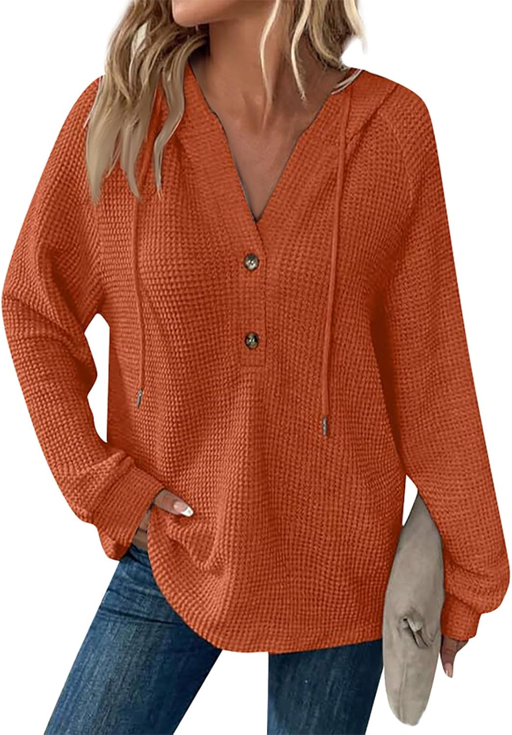 Zyrae™ | Oversized V-Neck Sweat