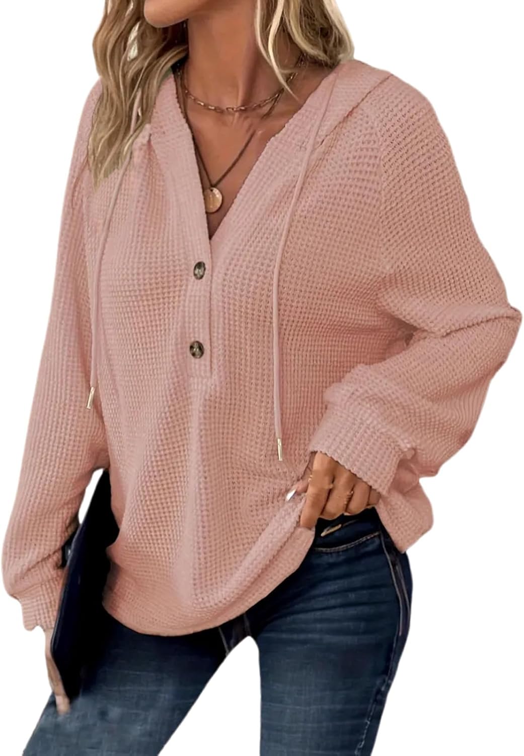 Zyrae™ | Oversized V-Neck Sweat