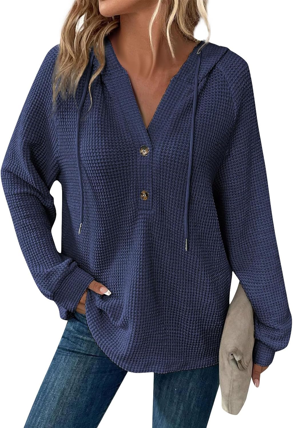 Zyrae™ | Oversized V-Neck Sweat