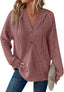 Zyrae™ | Oversized V-Neck Sweat