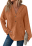Zyrae™ | Oversized V-Neck Sweat