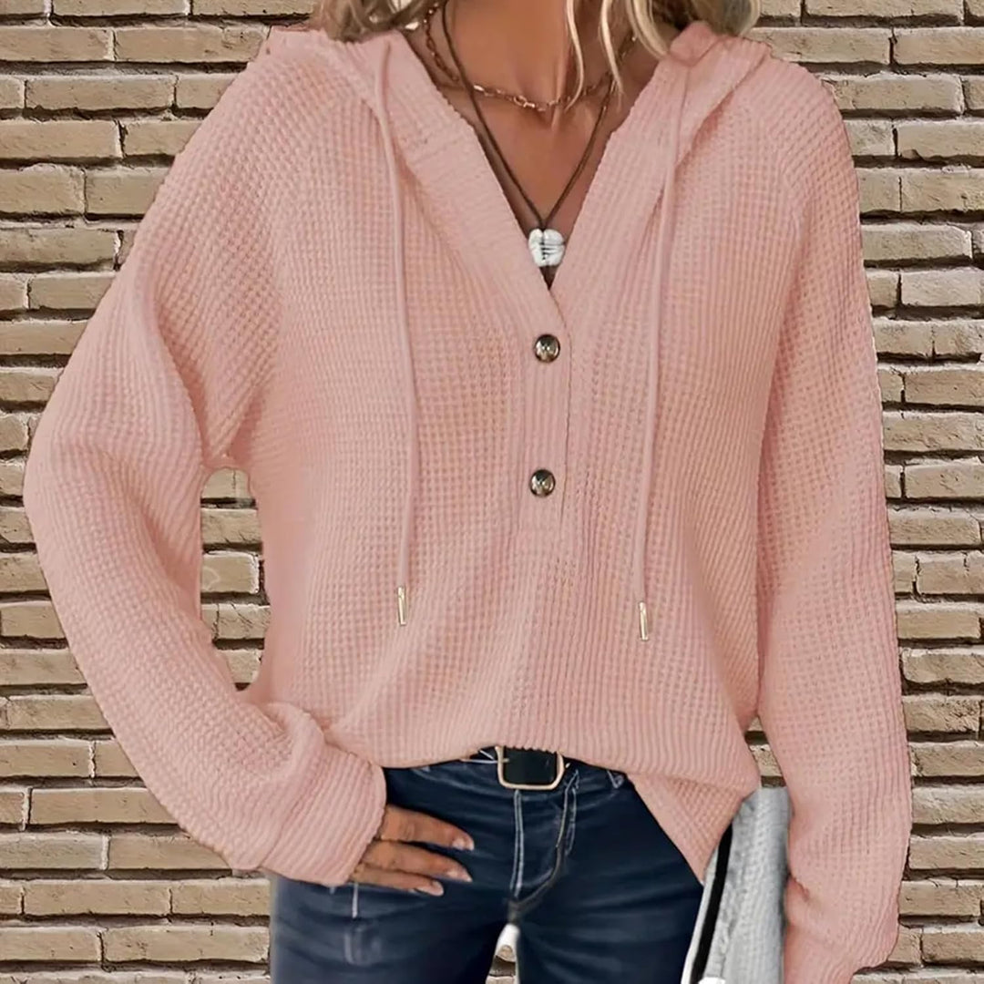 Zyrae™ | Oversized V-Neck Sweat
