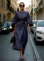 Aurora™ | Elegant Belted Maxi Dress