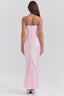 Hera - Elegant Retro Solid Color Strapless Party Dress