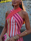Sorelia™ | Elegant Cross-Halter Dress