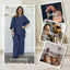 Women's Long Sleeve Top and Wide Leg Pants Set