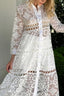 Nerina™ | Stylish Lace Button Shirt