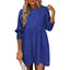 MIRASOL | Casual Crew Neck Loose Fit Mini Dress