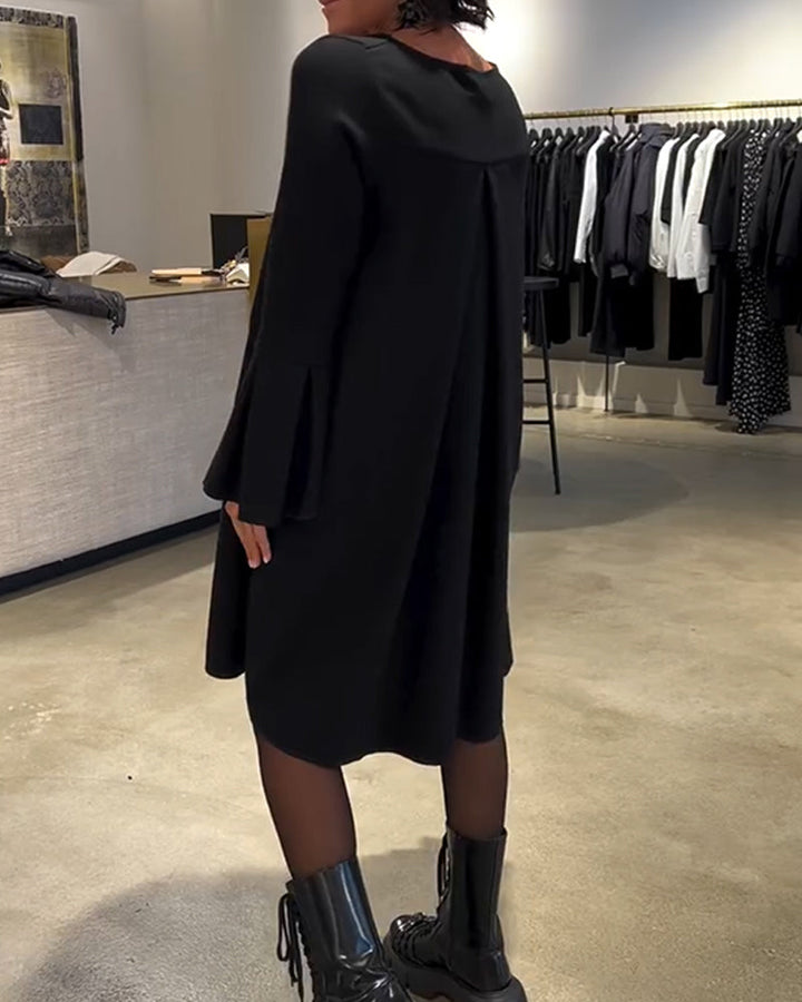 Women's Dress with Flared Sleeves