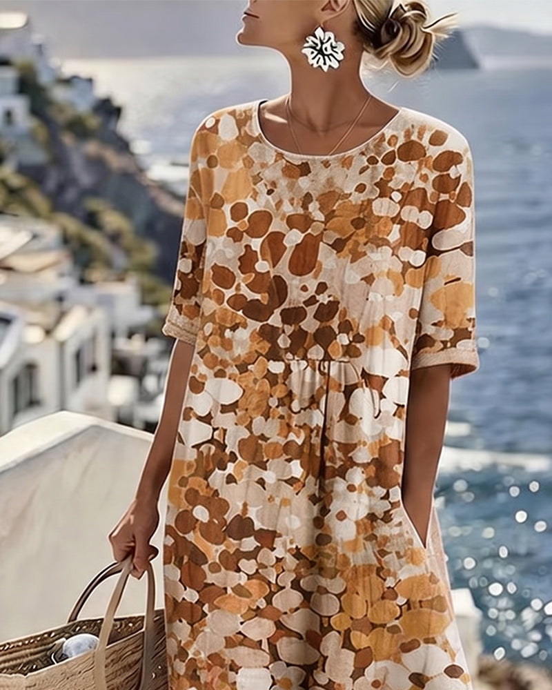 Loose Flower Dress