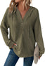Zyrae™ | Oversized V-Neck Sweat