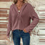 Zyrae™ | Oversized V-Neck Sweat