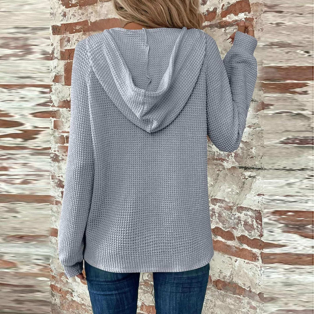 Zyrae™ | Oversized V-Neck Sweat