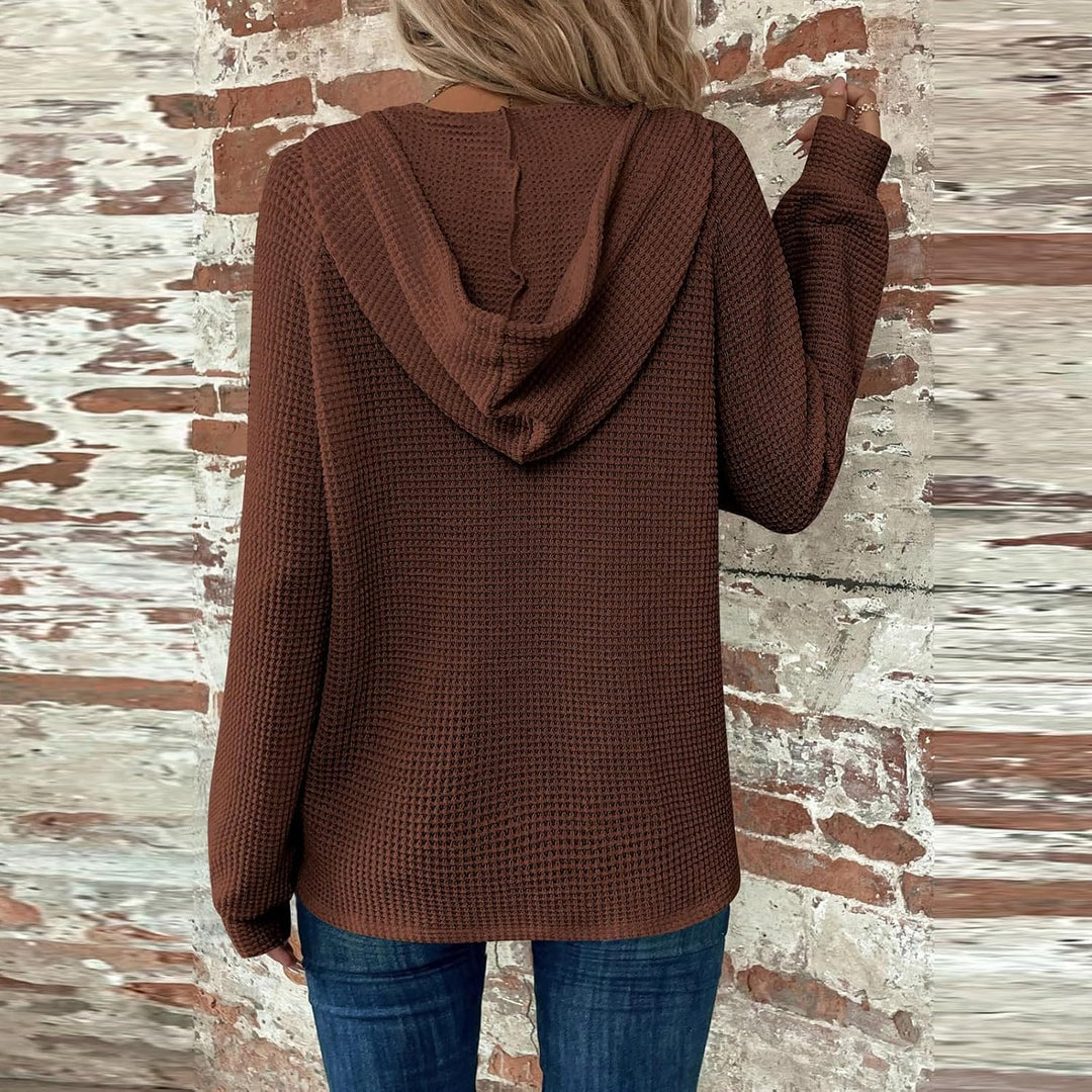 Zyrae™ | Oversized V-Neck Sweat