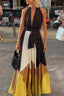Lace-up Backless Sexy Long Swing Dress