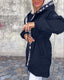 Comfy Hooded Drawstring Coat