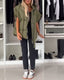 Women's Short Sleeve Quilted Hooded Zipper Jacket
