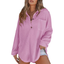 Kathryn | Casual Lightweight Button V Neck Tunic Blouse