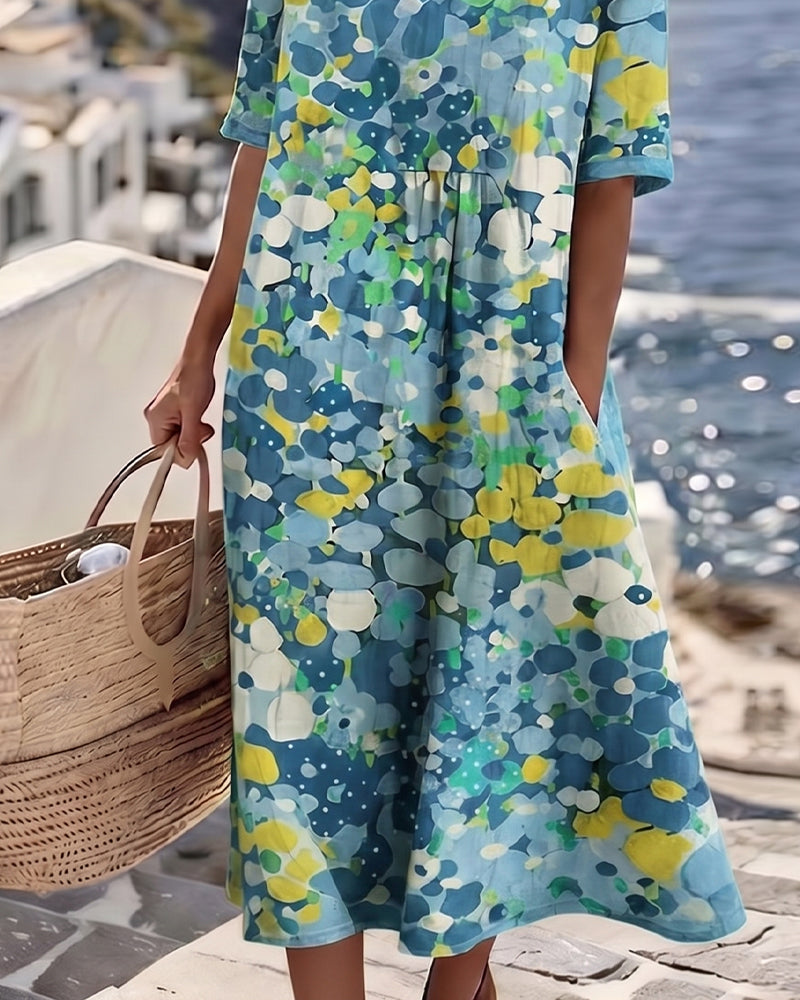 Loose Flower Dress