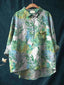 Donna™ - Tummy covering floral shirt
