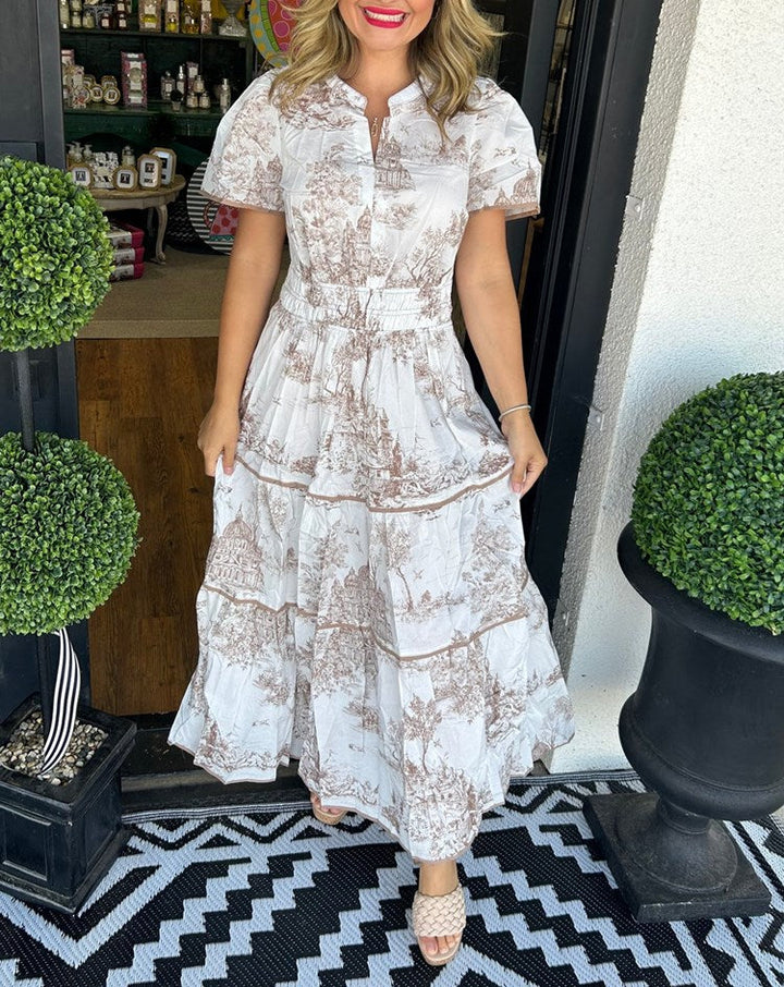 Novira™ | Timeless Toile Maxi