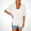 APPOLLINE | Stylish Flowy Short Sleeve Cardigan