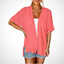 APPOLLINE | Stylish Flowy Short Sleeve Cardigan