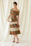 Myrella™ | Luxe Printed Midi Dress