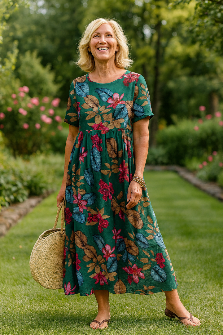 Masie™ | Floral Breezy Maxi Dress