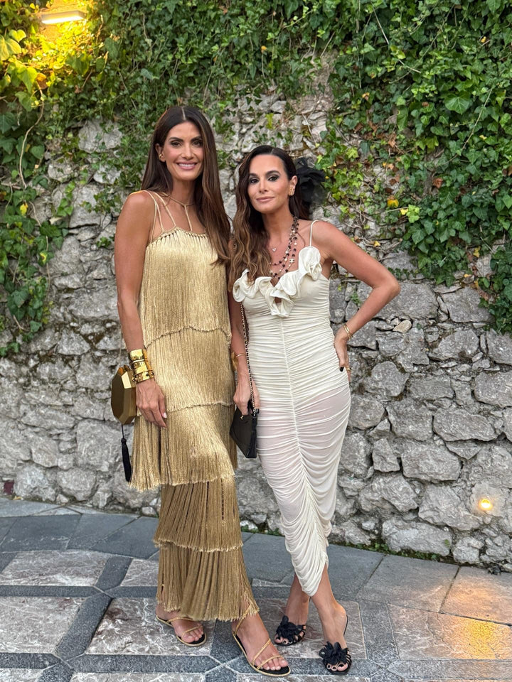 Zerelley™ | Statement Fringe Maxi Dress