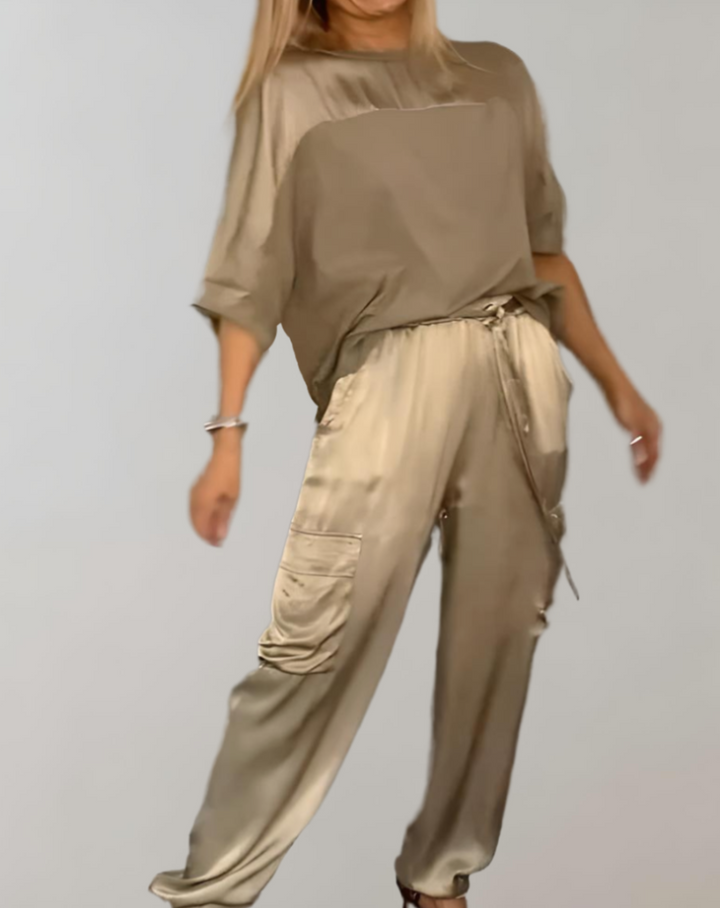 Amanda™| Silky Cargo Lounge Set