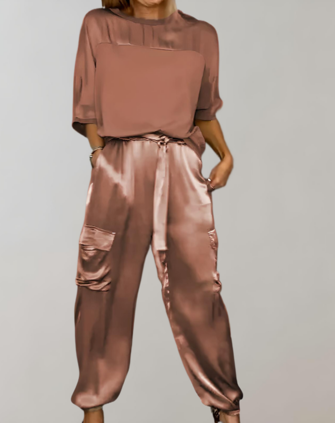 Amanda™| Silky Cargo Lounge Set