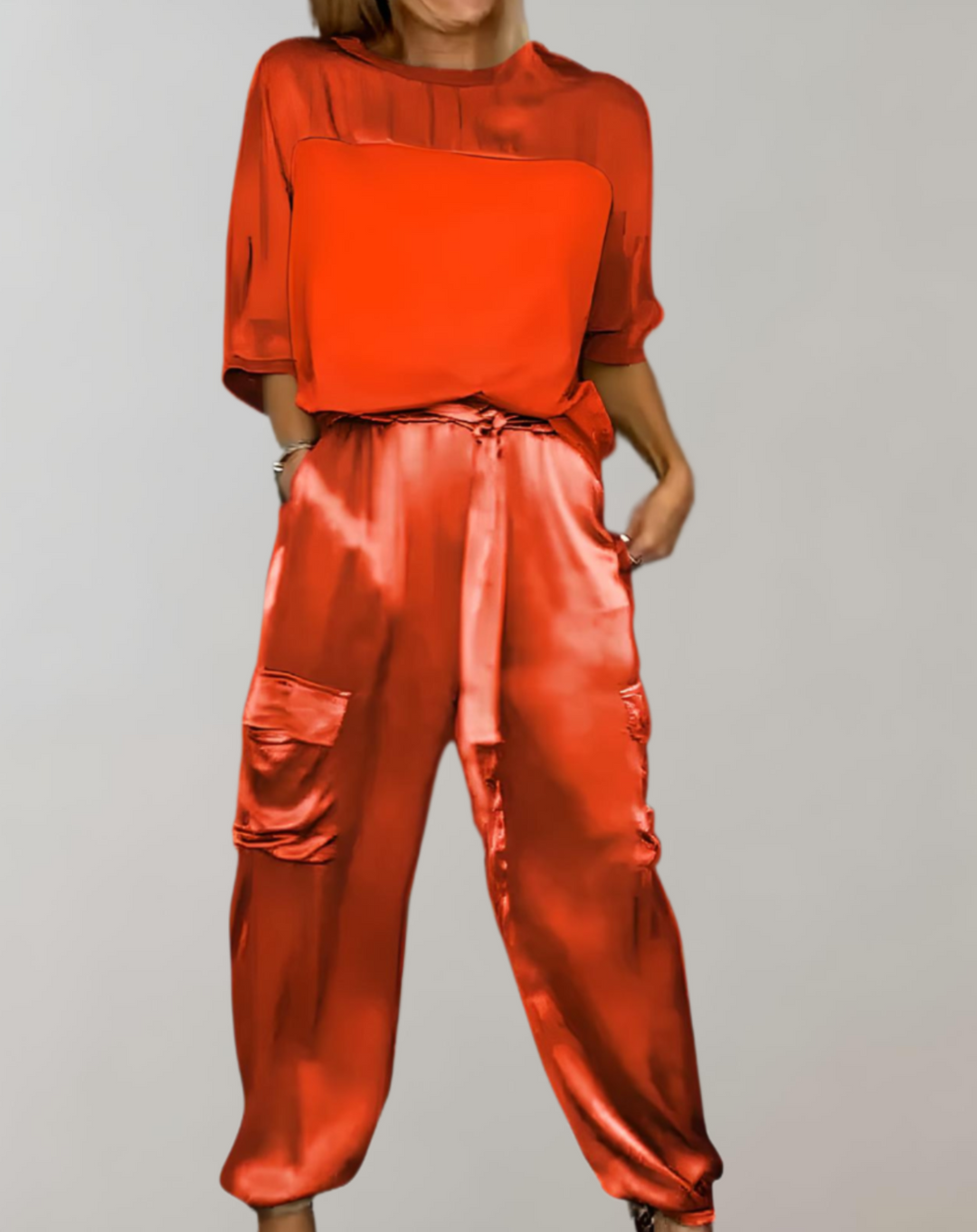 Amanda™| Silky Cargo Lounge Set